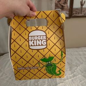SpongeBob Movie Pineapple Burger King meal box